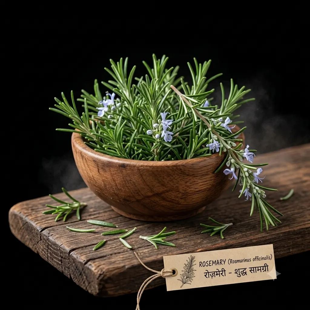 Fresh rosemary herb